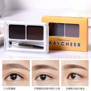 美茜儿双色双效眉粉OEM/ODM定制代加工