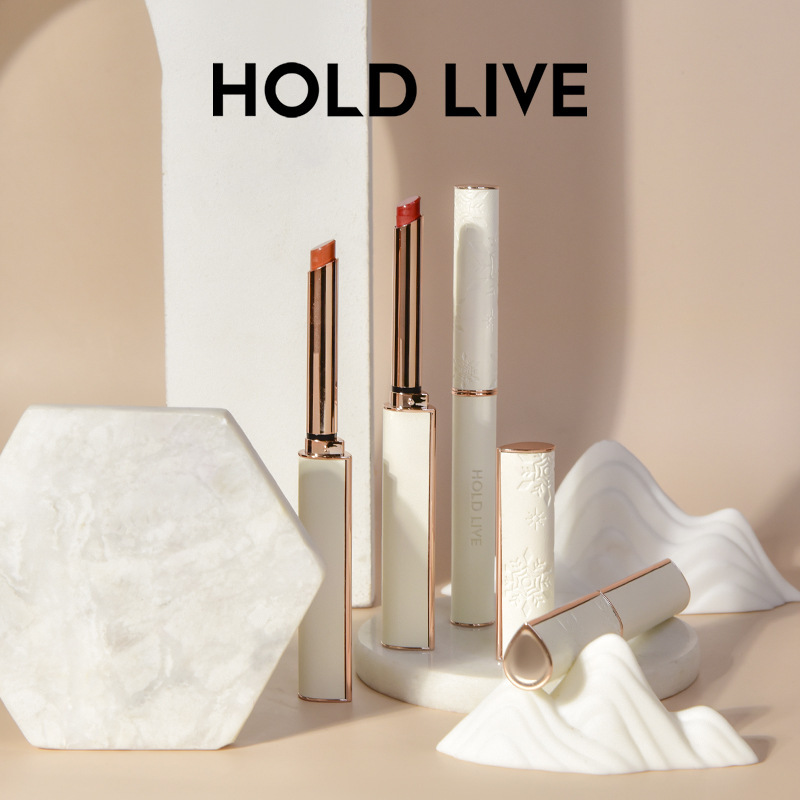 HOLD LIVE小水滴白细管唇膏OEM/ODM代加工