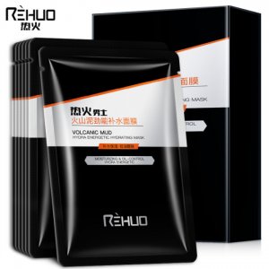 热火男士火山泥劲能补水面膜代加工贴牌OEM/ODM