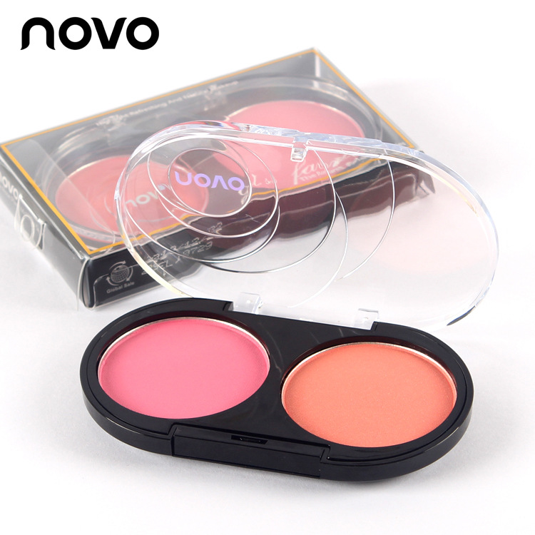 NOVO365玫瑰植物双色腮红代加工贴牌OEM/ODM