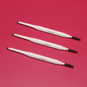 三角喷漆白小三角双头自动眉笔代加工贴牌OEM/ODM