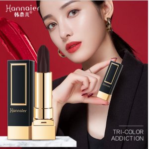 韩奈儿三色口红OEM/ODM代加工