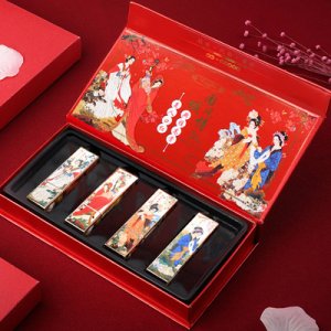 中国风四大美女口红套装贴牌定制代加工