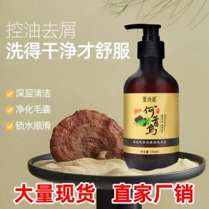 黑灵芝首乌植萃洗发水可OEM/ODM代工