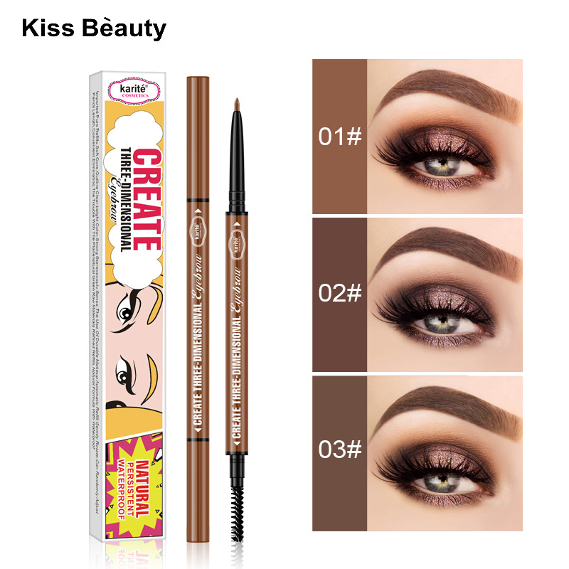 kiss beauty双头极细眉笔代加工贴牌OEM/ODM