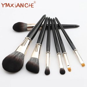 镶砖7支化妆刷套装贴牌OEM/ODM