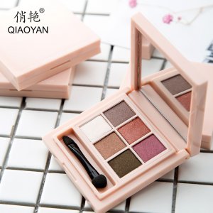 俏艳六色眼影盘代加工贴牌OEM/ODM