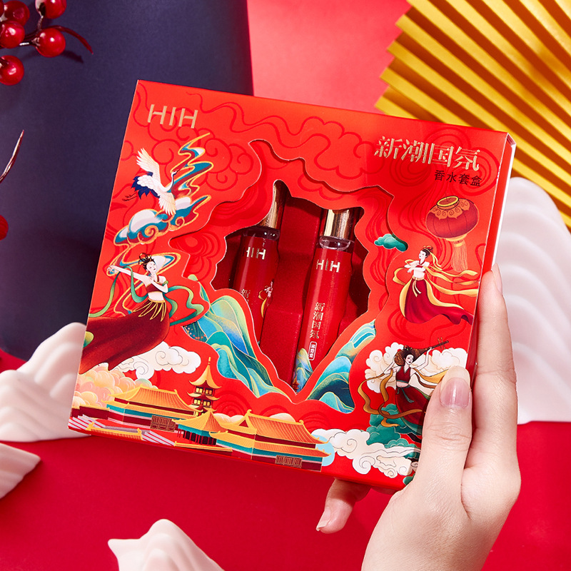 HIH国潮香氛小苍兰滚珠香水OEM/ODM定制代加工