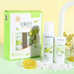 柠檬绿茶防护喷雾防护霜两件套贴牌定制代加工
