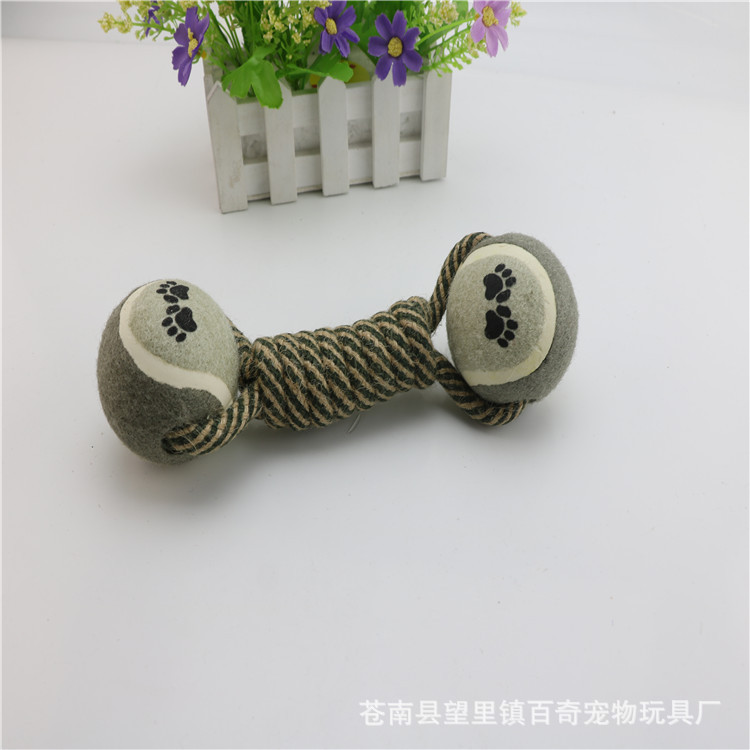 棉绳哑铃宠物玩具OEM/ODM代加工
