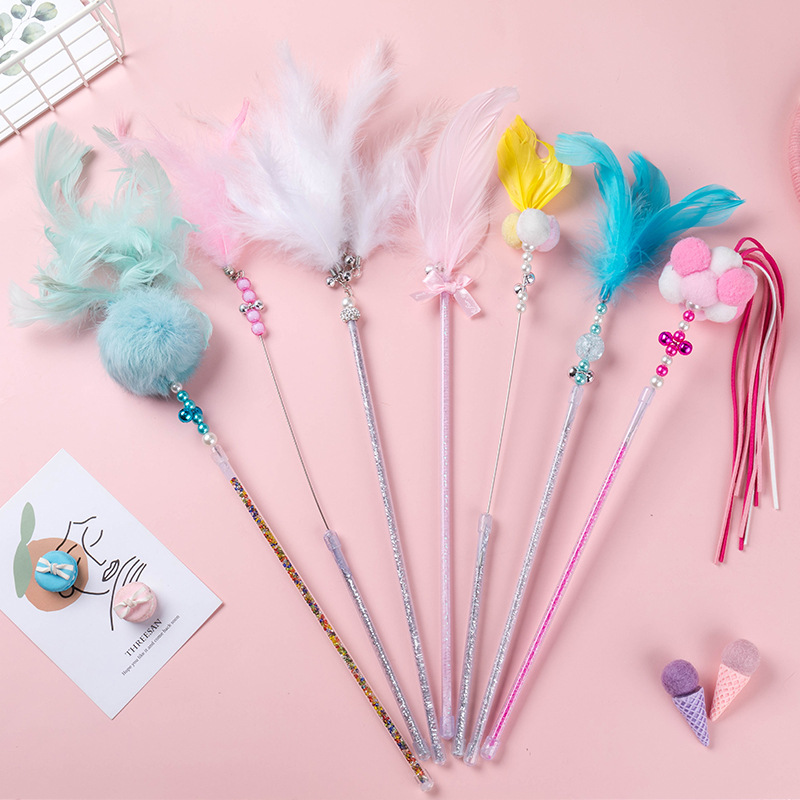 羽毛仙女猫咪玩具贴牌定制代加工