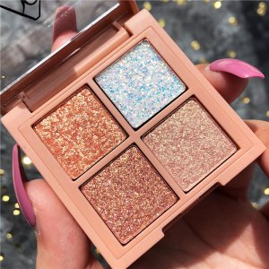 GUICAMI迷你四宫格4色眼影盘代加工贴牌OEM/ODM