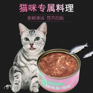 金枪鱼猫罐头银鱼猫罐头OEM/ODM代加工