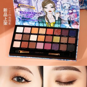 阿拉哆哆24色眼影盘OEM/ODM代加工