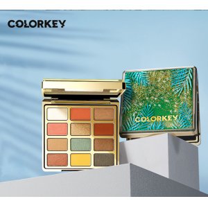Colorkey珂拉琪十二色眼影盘贴牌OEM/ODM