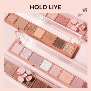 HOLD LIVE指尖星眸八色眼影盘贴牌定制代加工