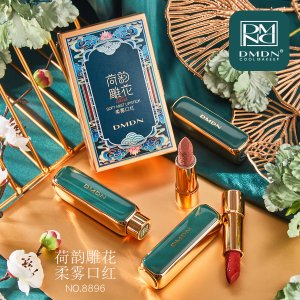 国风雕花口红贴牌定制代加工