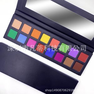 眼影 16色眼影盘彩妆贴牌定制代加工