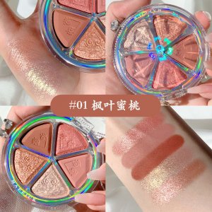 MFK新品五色花瓣腮红眼影贴牌定制代加工
