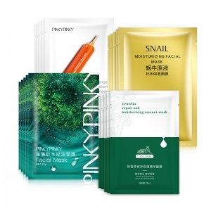 正品积雪草收缩毛孔蜗牛面膜代加工贴牌OEM/ODM