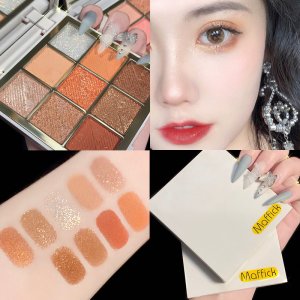 彩妆MAFFICK周末假日九色眼影贴牌OEM/ODM