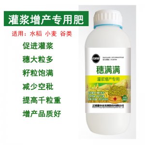 穗滿滿水稻小麥谷類灌漿增產(chǎn)專用含氨基酸葉面肥貼牌OEM/ODM