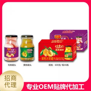 黄桃罐头600克OEM/ODM定制代加工