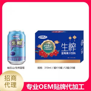 生榨蓝莓汁可OEM/ODM代工