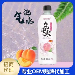 苏打气泡水 白桃风味贴牌OEM/ODM
