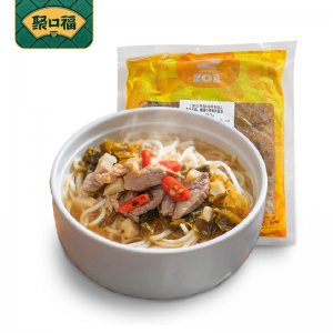 嘉乐食品聚口福酸菜小笋肉丝面汤450g*10方便料理包OEM代加工