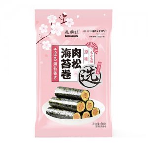 鹿麟社散装肉松海苔卷原味50克OEM代加工