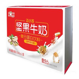 汇源迈小苏坚果牛奶复合蛋白饮料250mlX12盒OEM代加工