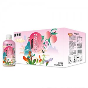 益禾堂蜜桃乌龙风味轻乳茶奶茶饮料500mlX15瓶OEM代加工