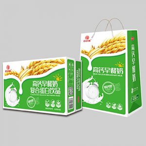 吉庆同福高钙早餐奶饮品1x20盒标箱OEM代加工