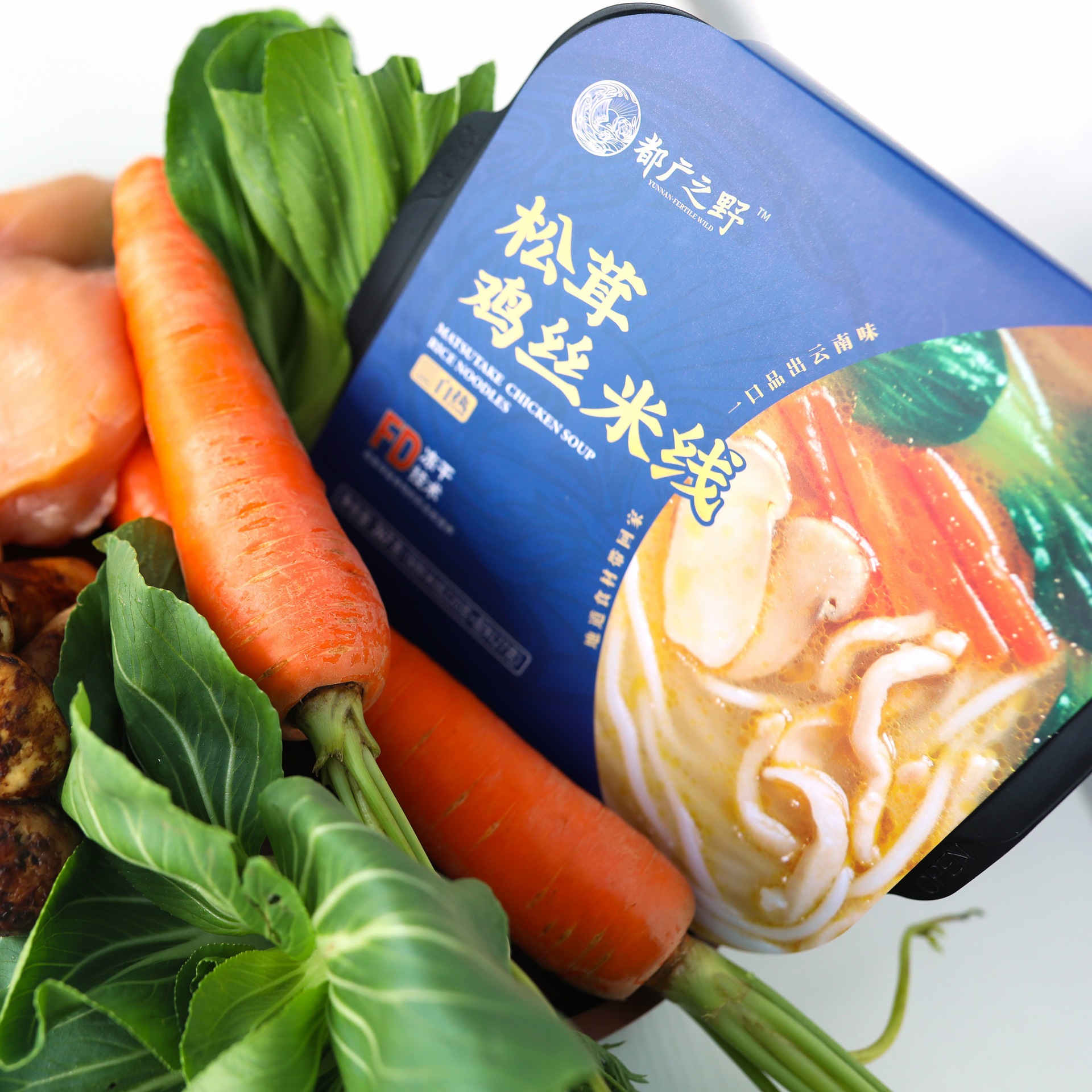 松茸鸡丝米线代加工 松茸鸡丝米线 松茸鸡丝米线oem代加工