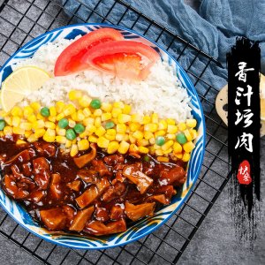 中式快餐卤肉饭220gOEM代加工
