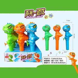 益智星糖果玩具声光恐龙OEM代加工