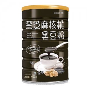 黑芝麻核桃黑豆粉600gOEM代加工