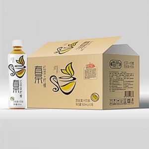 伊思特春茶红茶+柠檬茶味果汁饮料500mlx15瓶OEM代加工