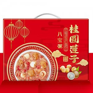 六仁福粥坊桂圆莲子八宝粥手提礼盒OEM代加工