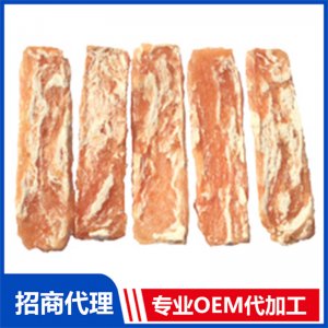 宠物鸡肉鳕花片代加工贴牌OEM/ODM