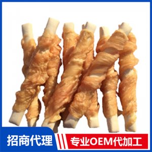 宠物鸡肉绕饼干棒可OEM/ODM代工