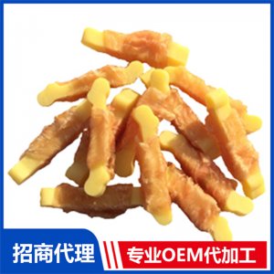 宠物鸡肉绕奶酪棒可OEM/ODM代工