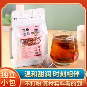 黑糖姜茶源头工厂枸杞红枣干姜玫瑰女人茶OEM/ODM 气血茶三角包免费打样