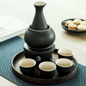陶瓷溫酒壺溫酒器源頭工廠 黃酒溫酒具暖酒器熱燙酒壺套裝代工廠