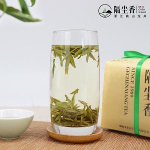 隔尘香龙井茶2022新茶贴牌定制 龙井春茶传统纸包手工炒制茶叶绿茶免费打样