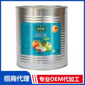 升升园什锦罐头3kg 水果罐头OEM/ODM贴牌 罐头代工源头厂家