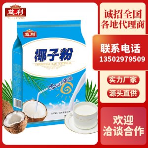 益利速溶椰子粉袋裝400g營養代餐粉生產基地 椰漿沖飲品代加工