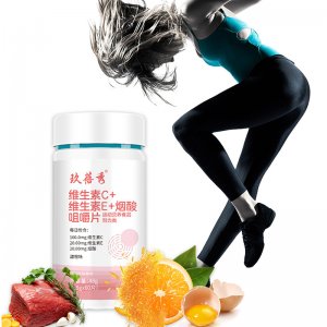 維生素C+維生素E+煙酸咀嚼片 OEM/ODM牛磺酸鈣片一站式貼牌代加工 維B族一站式貼牌代工