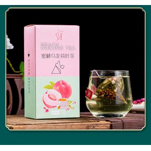 蜜桃乌龙茶包150g 贴牌定制水果白桃乌龙茶源头工厂蜜桃茶叶花果茶包贴牌定制